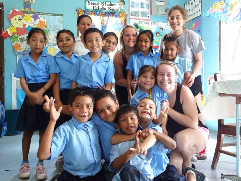 Judson students on a global outreach missions trip
