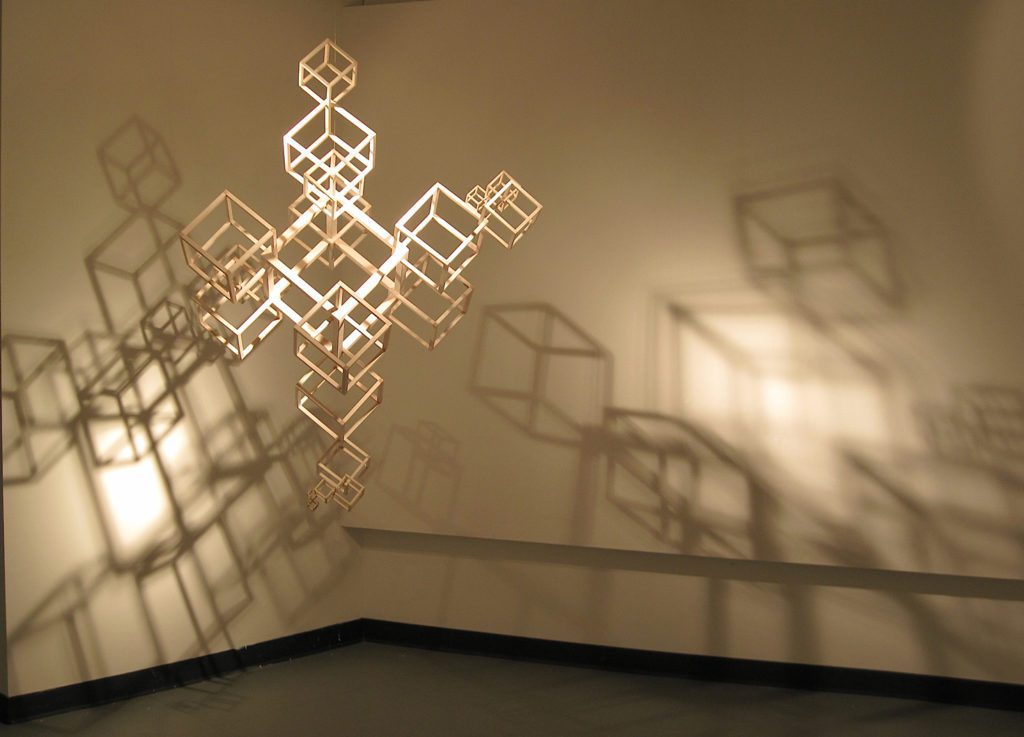 Hanging Sculpture by Art and Design Student Alex Miller