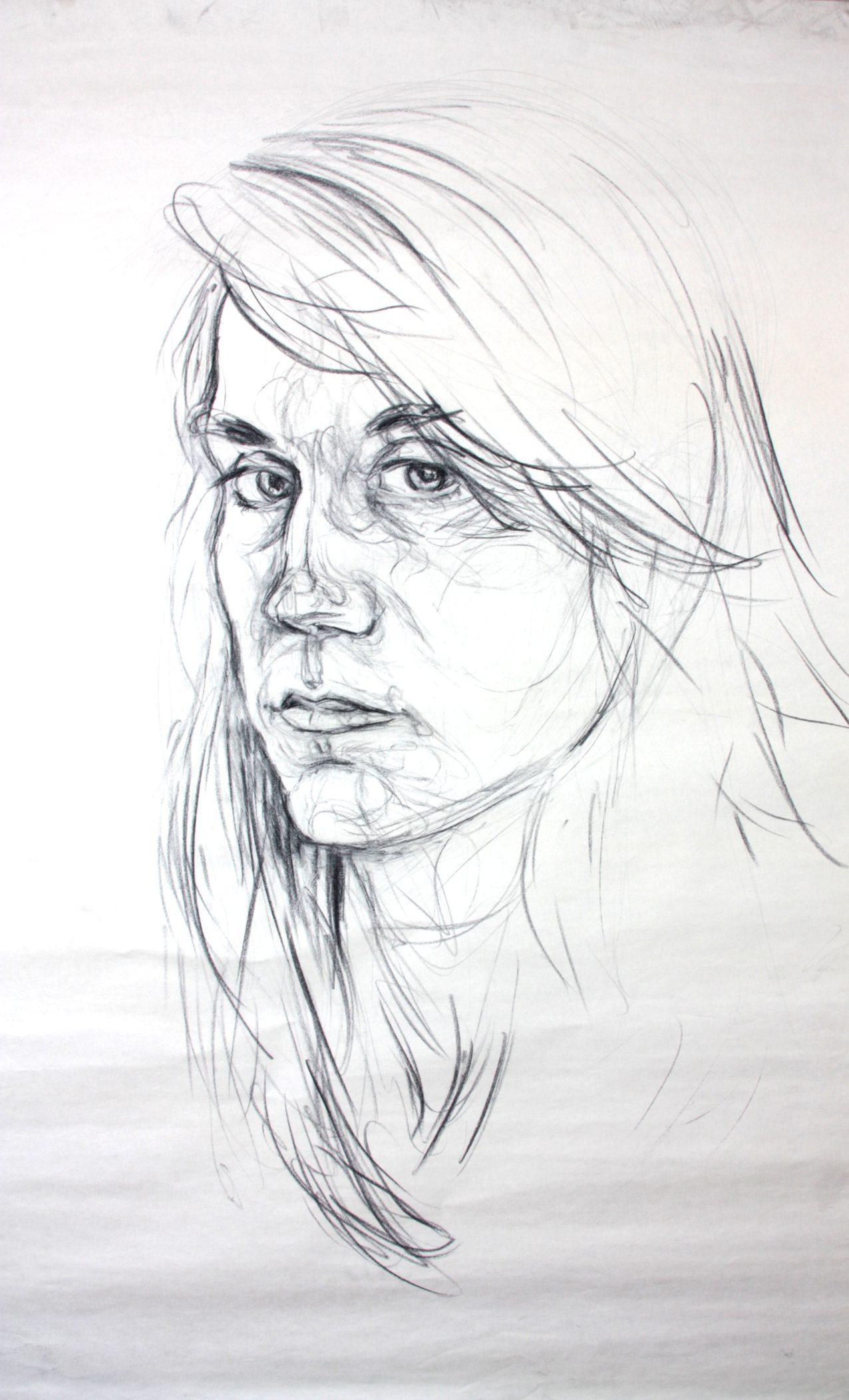 Figure Drawing piece by Art and Design Student Artist Unknown