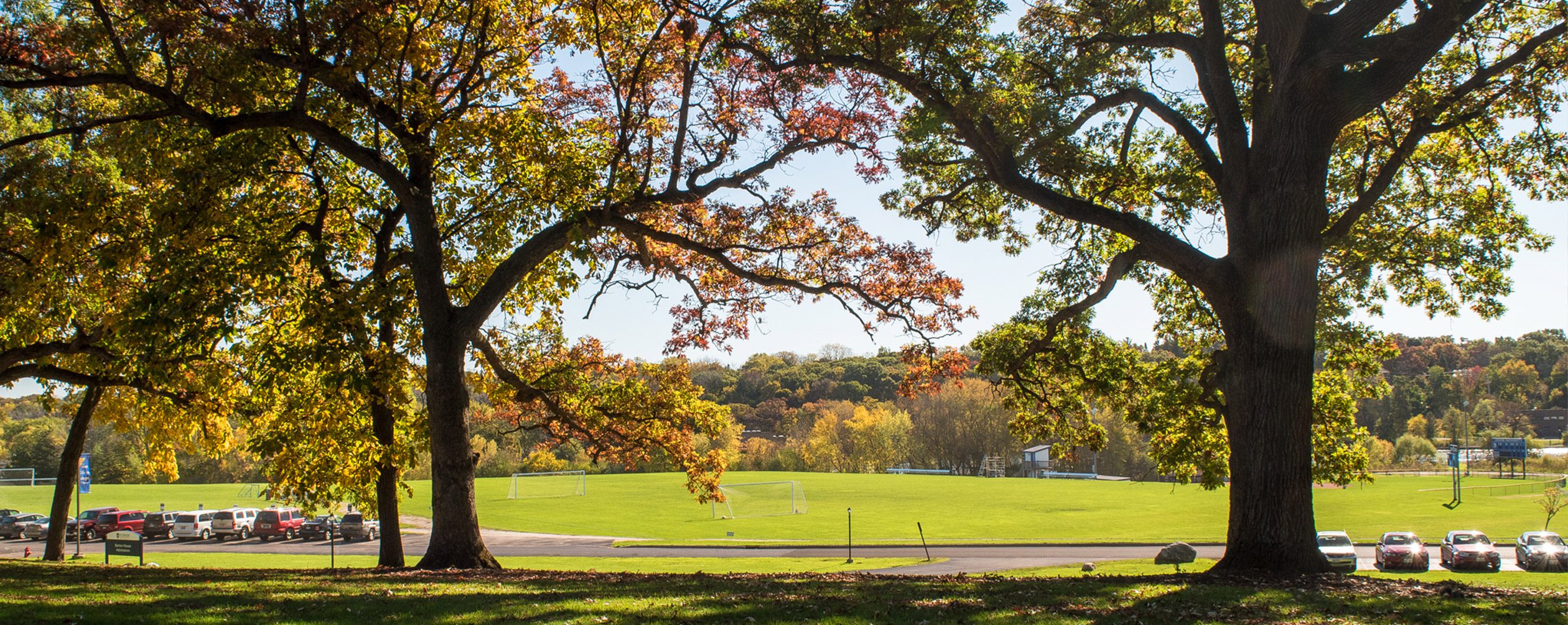 View of Campus during fall