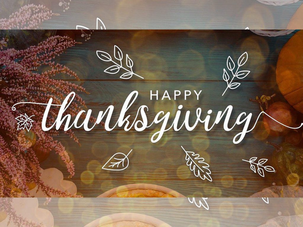 text treatment for happy thanksgiving